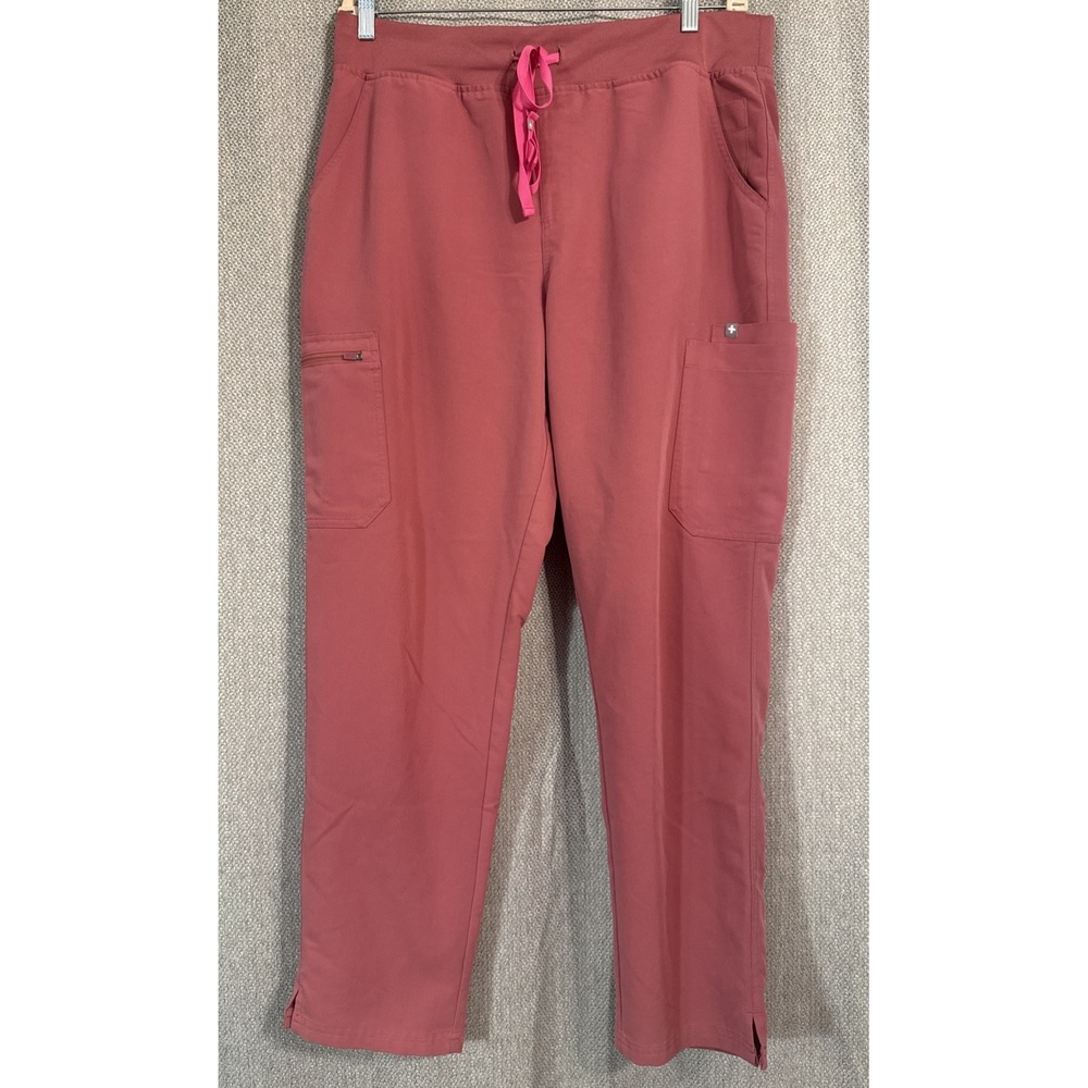 FIGS Yola High Waisted Scrub Pants Women's XL Terracotta Rare Limited Edition